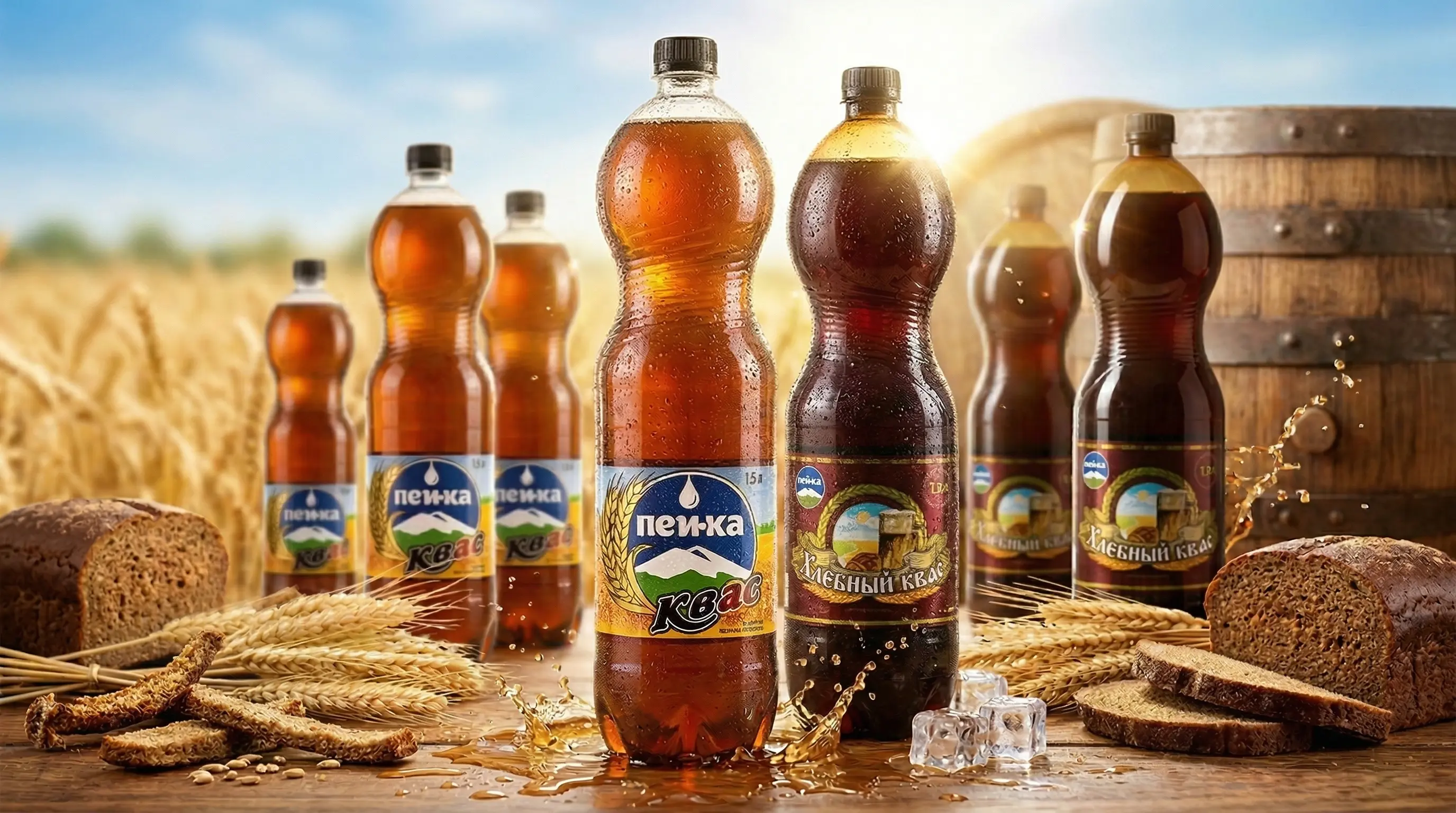 Квас «Пейка» — насыщенный хлебный вкус на чистой горной воде