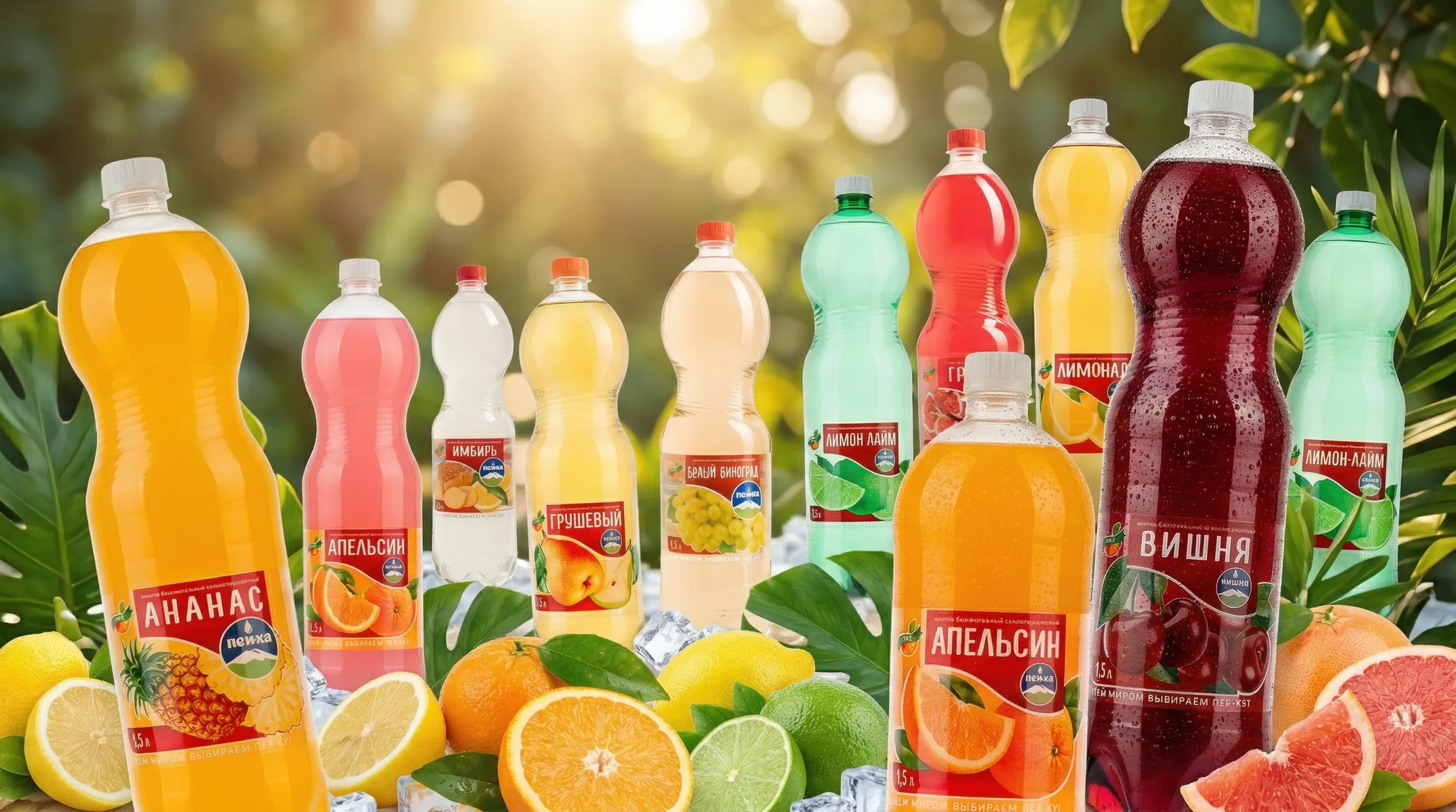 Лимонады «Пейка» — яркий вкус на чистой горной воде