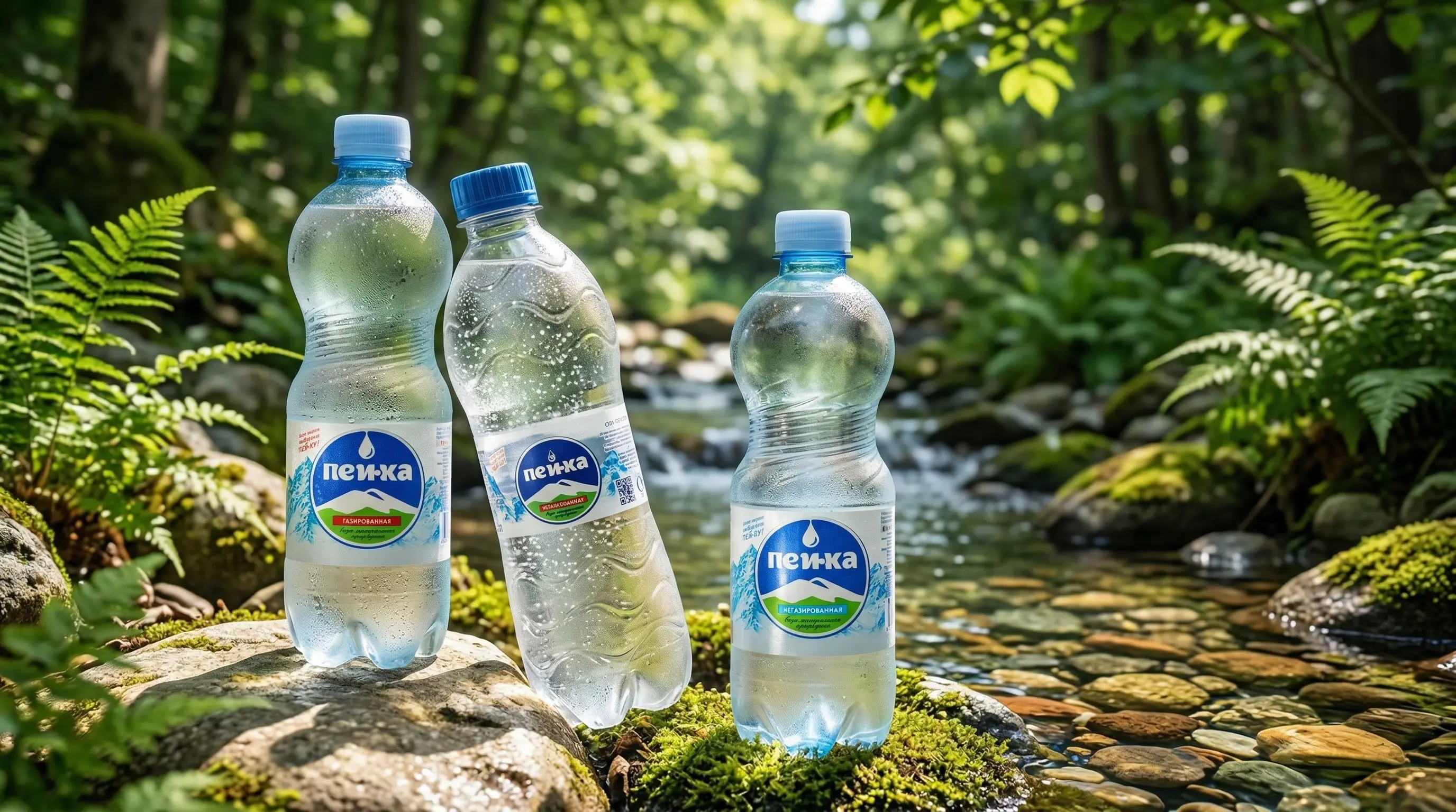 Вода — Природная минеральная столовая питьевая вода из гор Кавказа